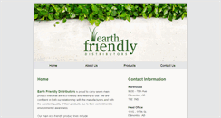 Desktop Screenshot of earthfriendlydistributors.com
